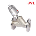 steam control  Threaded air control pneumatic stainless steel angle seat valve